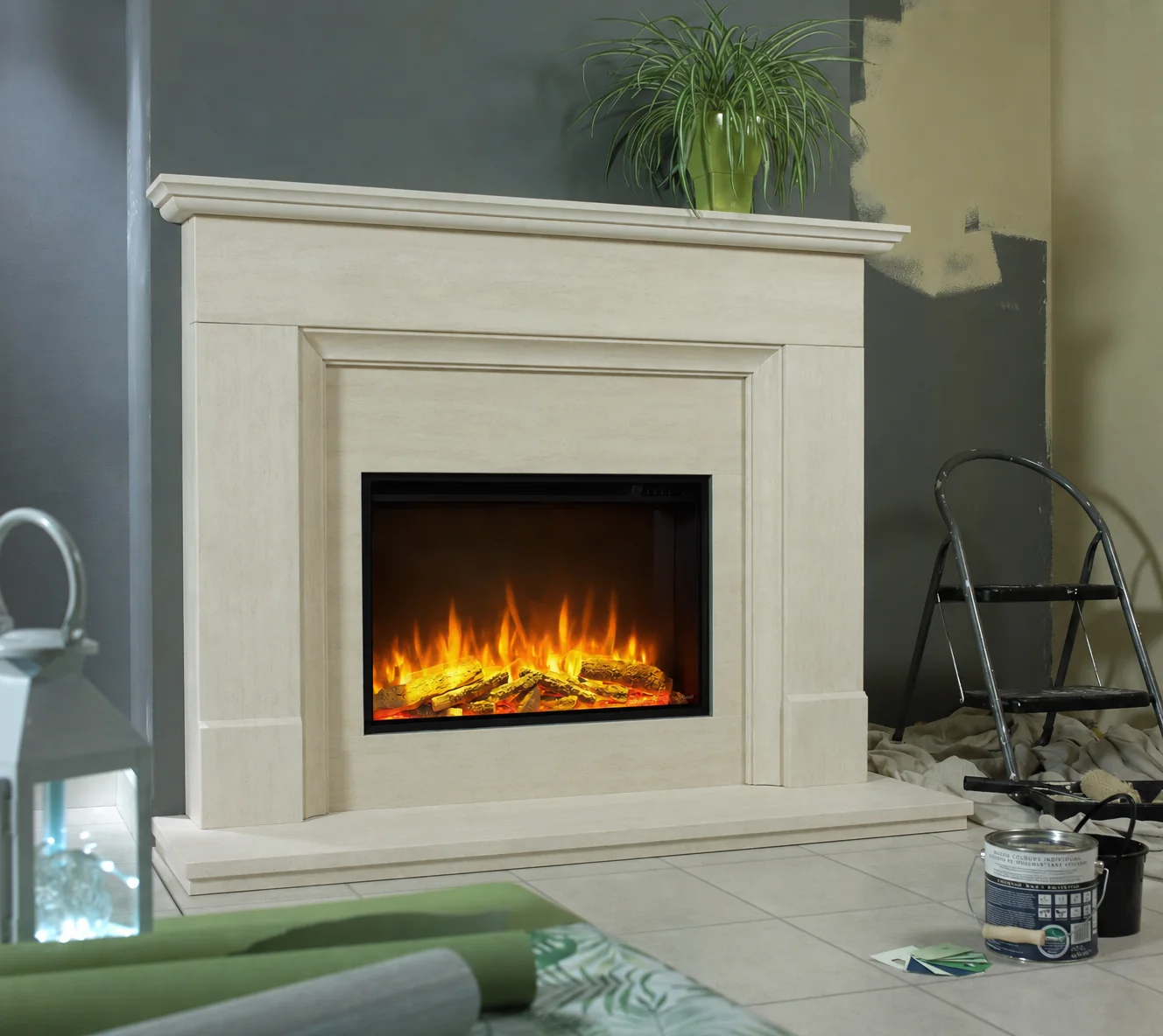 Rufford Limestone Fireplace by Sontuoso Stone