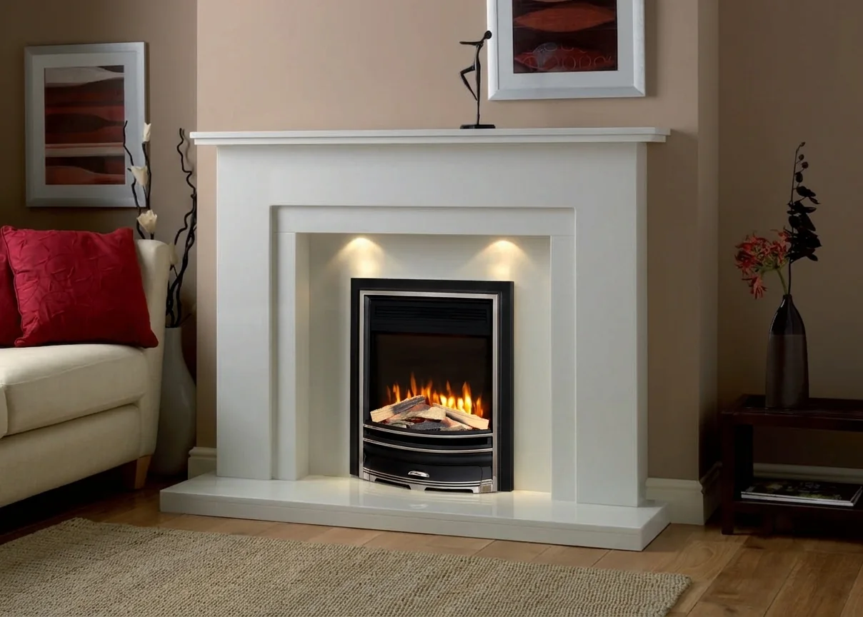 Walden Marble Fireplace by Sontuoso Stone