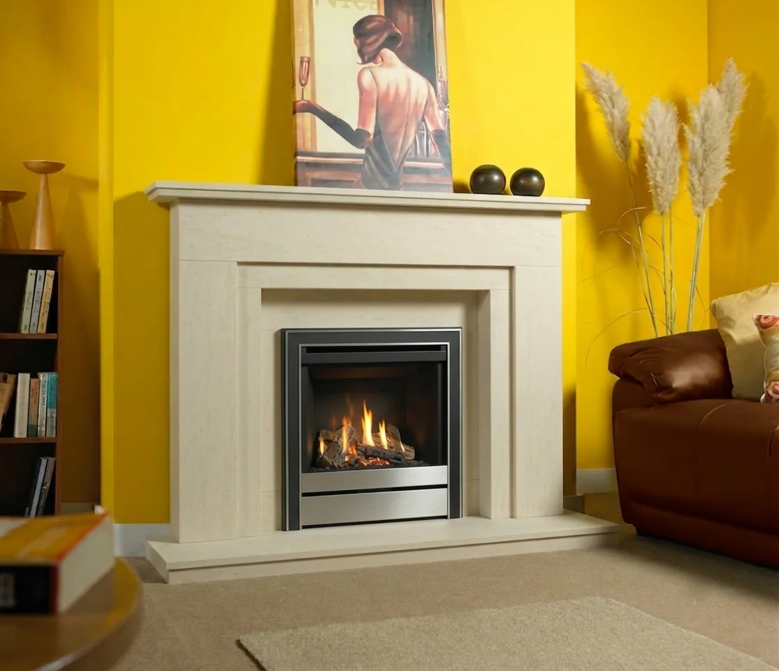 Waldon Limestone Fireplace by Sontuoso Stone