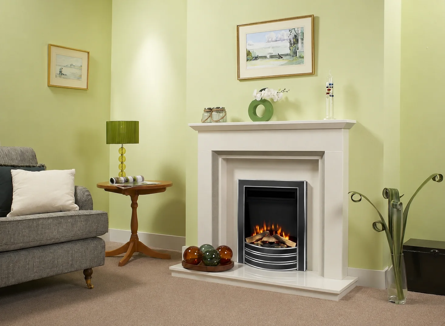 Sontuoso Stone fireplace surround