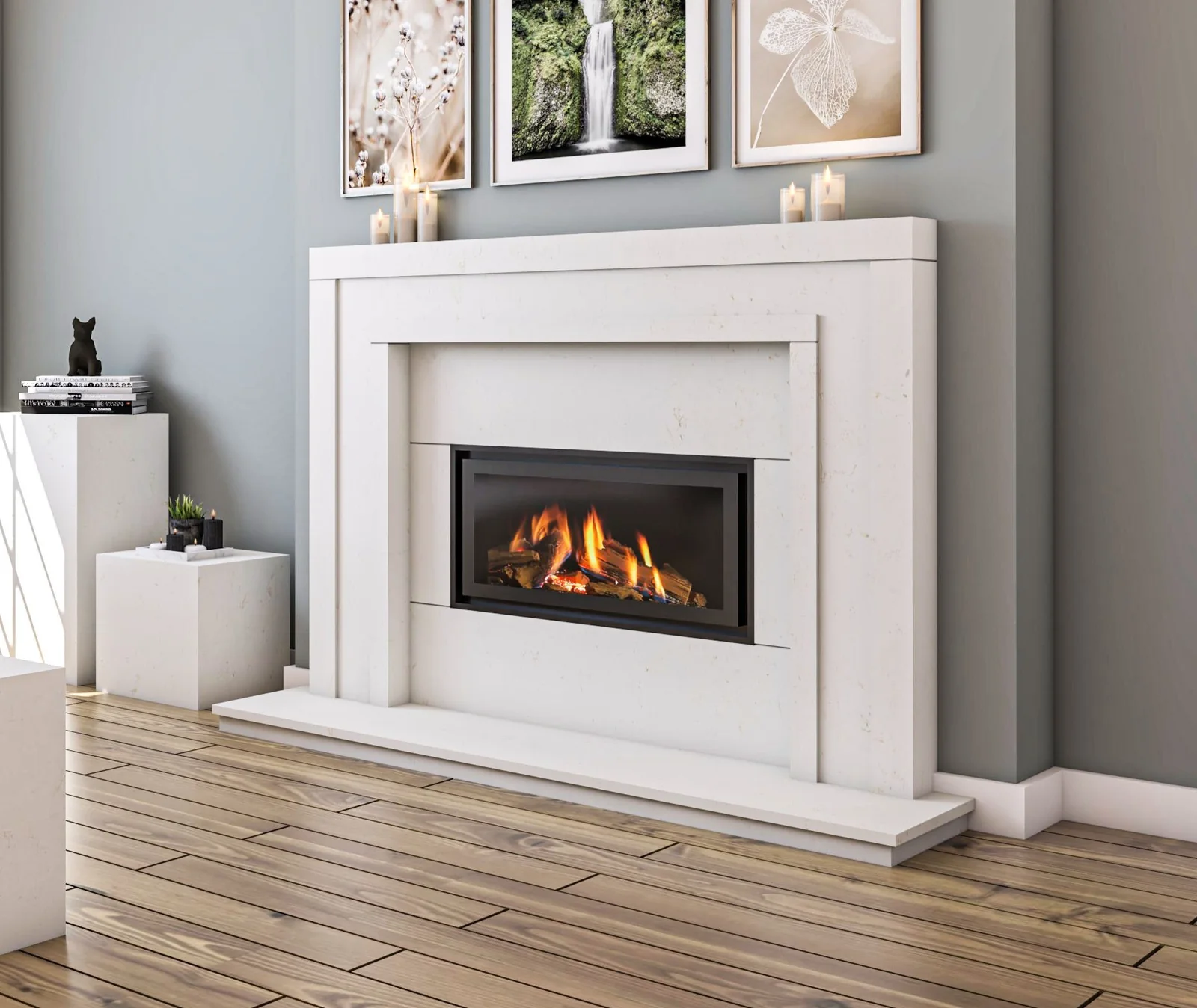 Windsor Marble Fireplace by Sontuoso Stone