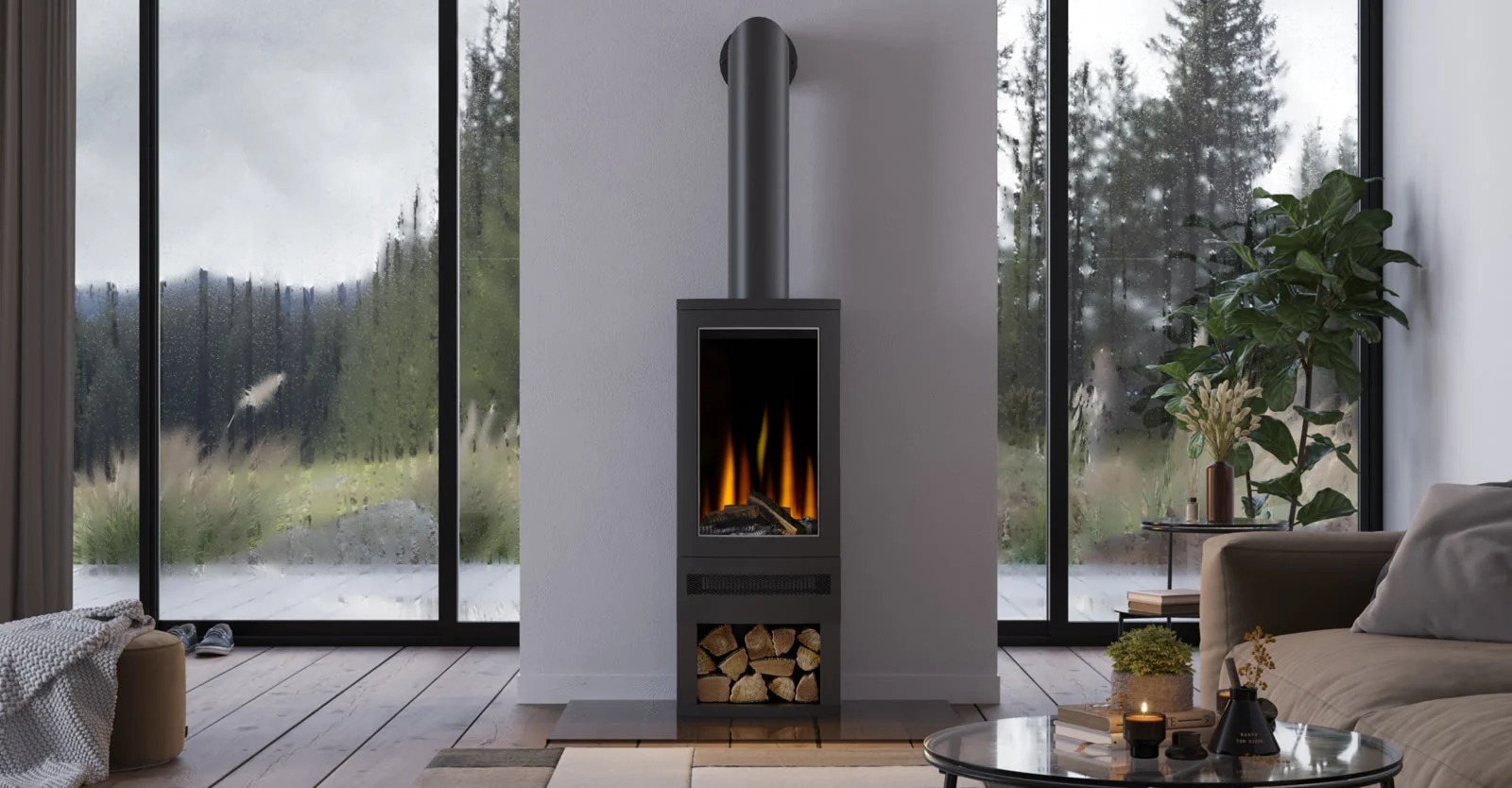 British Fires Cube Electric Stove
