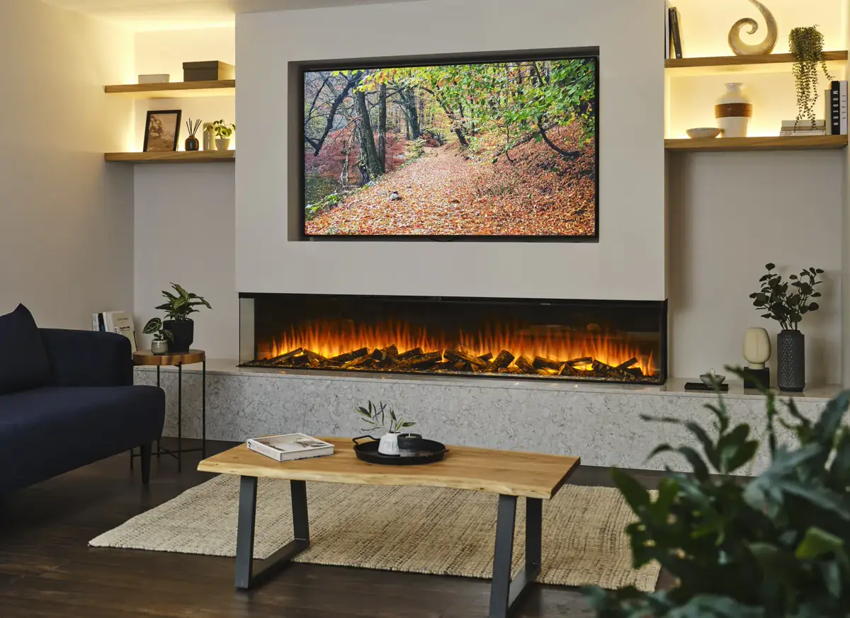 British Fires New Forest 2400 Inset Electric Fire