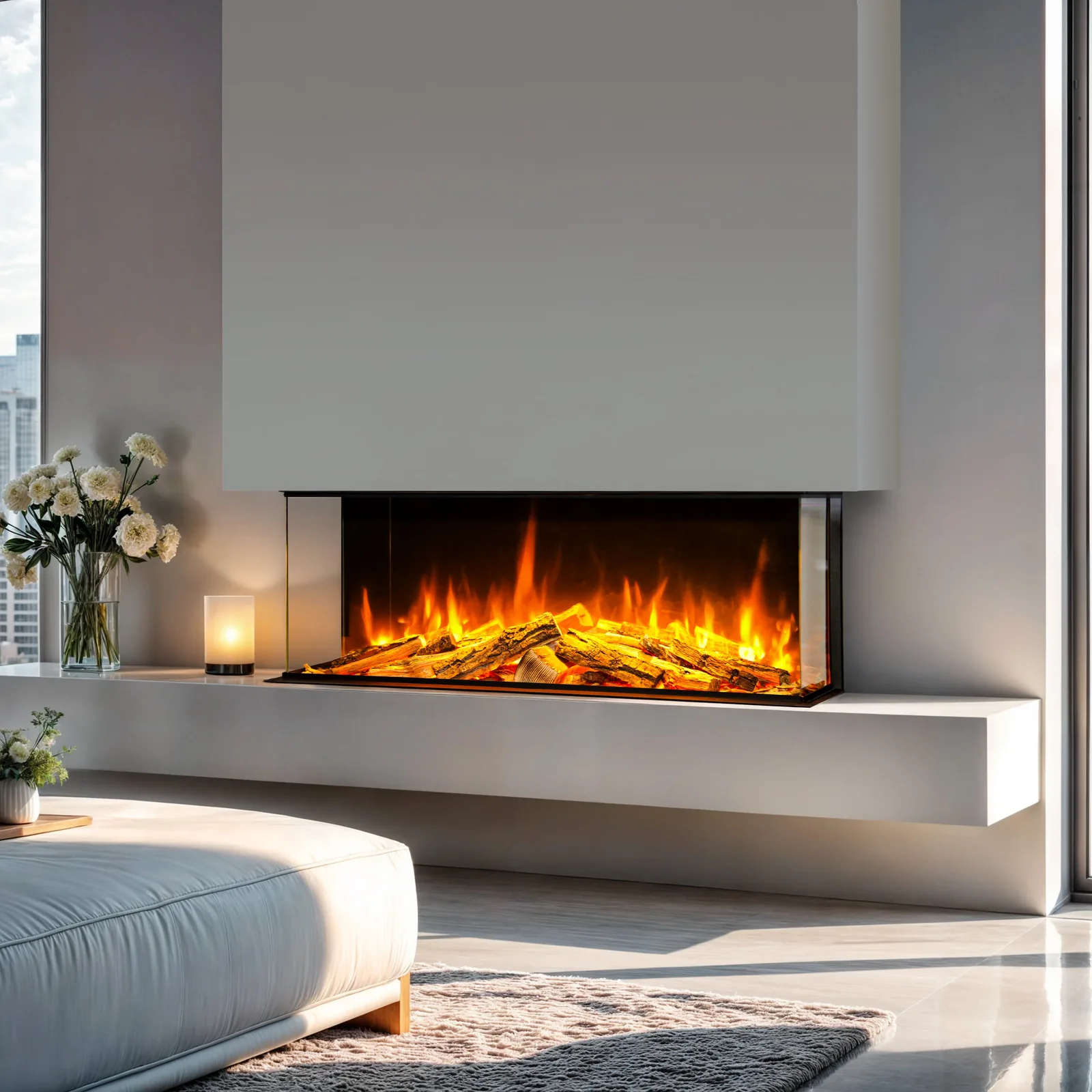 Celsi Electriflame DLX 1000 Wall Inset Fire