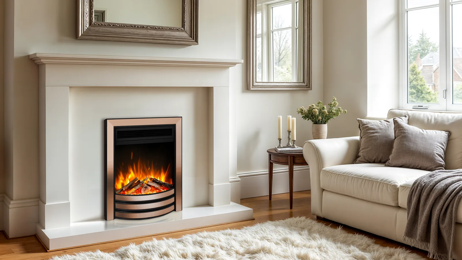 Celsi Ultiflame Ultra Autograph Hearth Inset Fire detail view 4