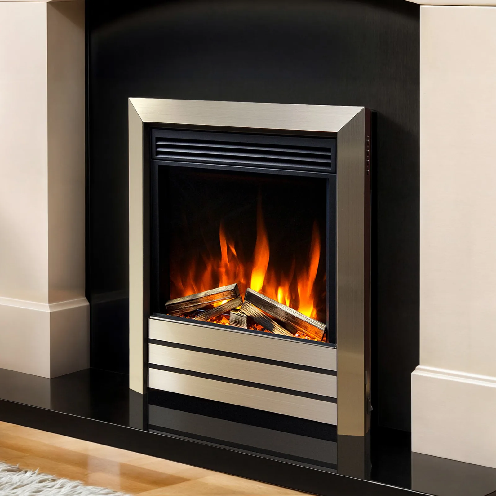 Celsi Ultiflame Ultra FX Parrilla Hearth Inset Fire