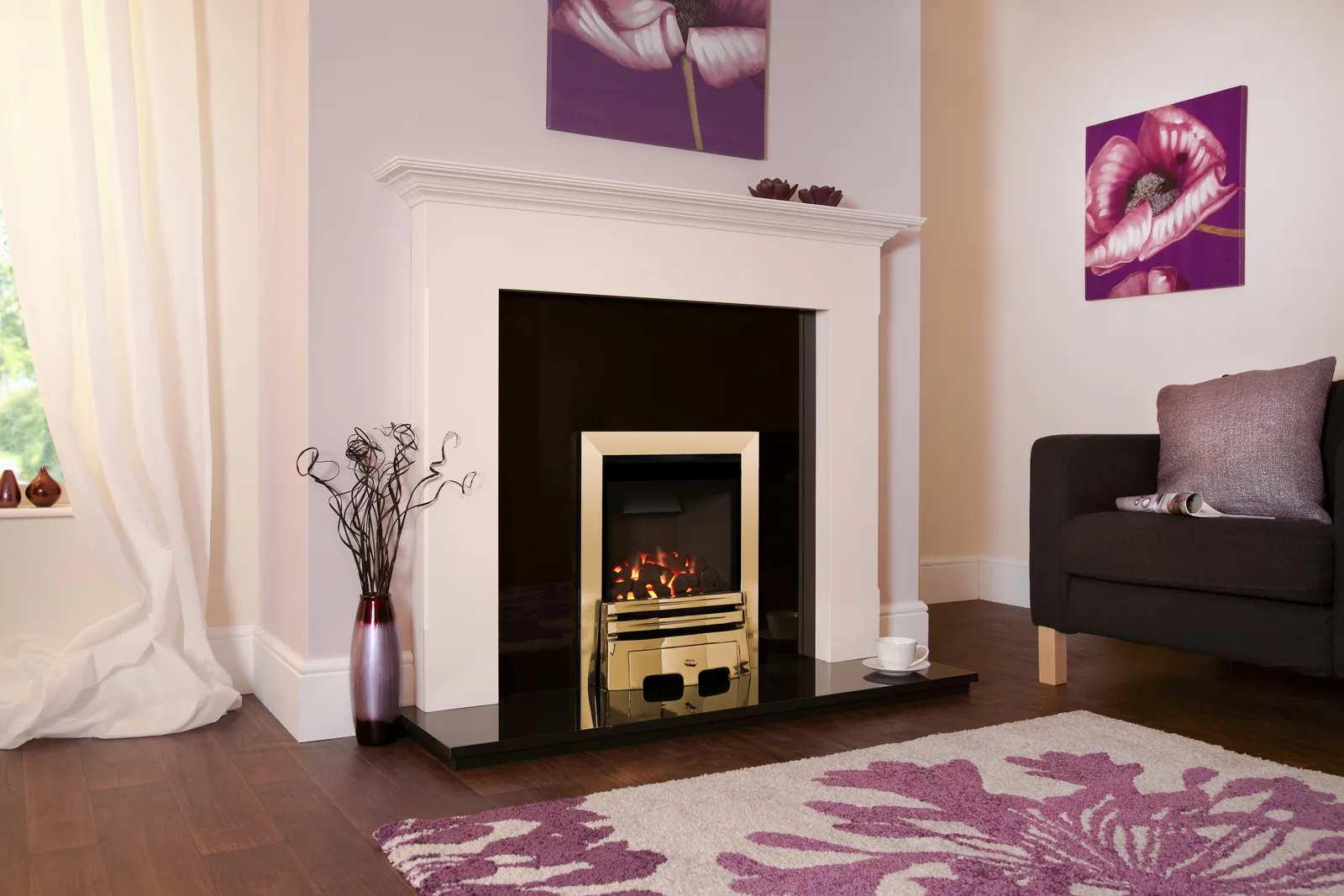 Flavel Calibre BF Gas Fire detail view 3