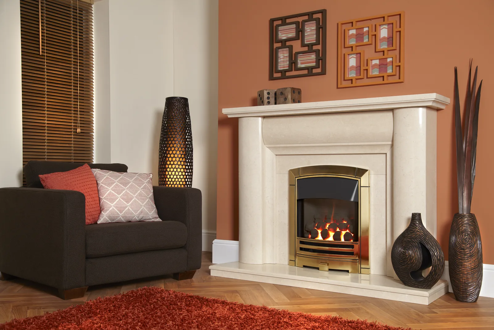 Flavel Decadence HE Gas Fire detail view 3