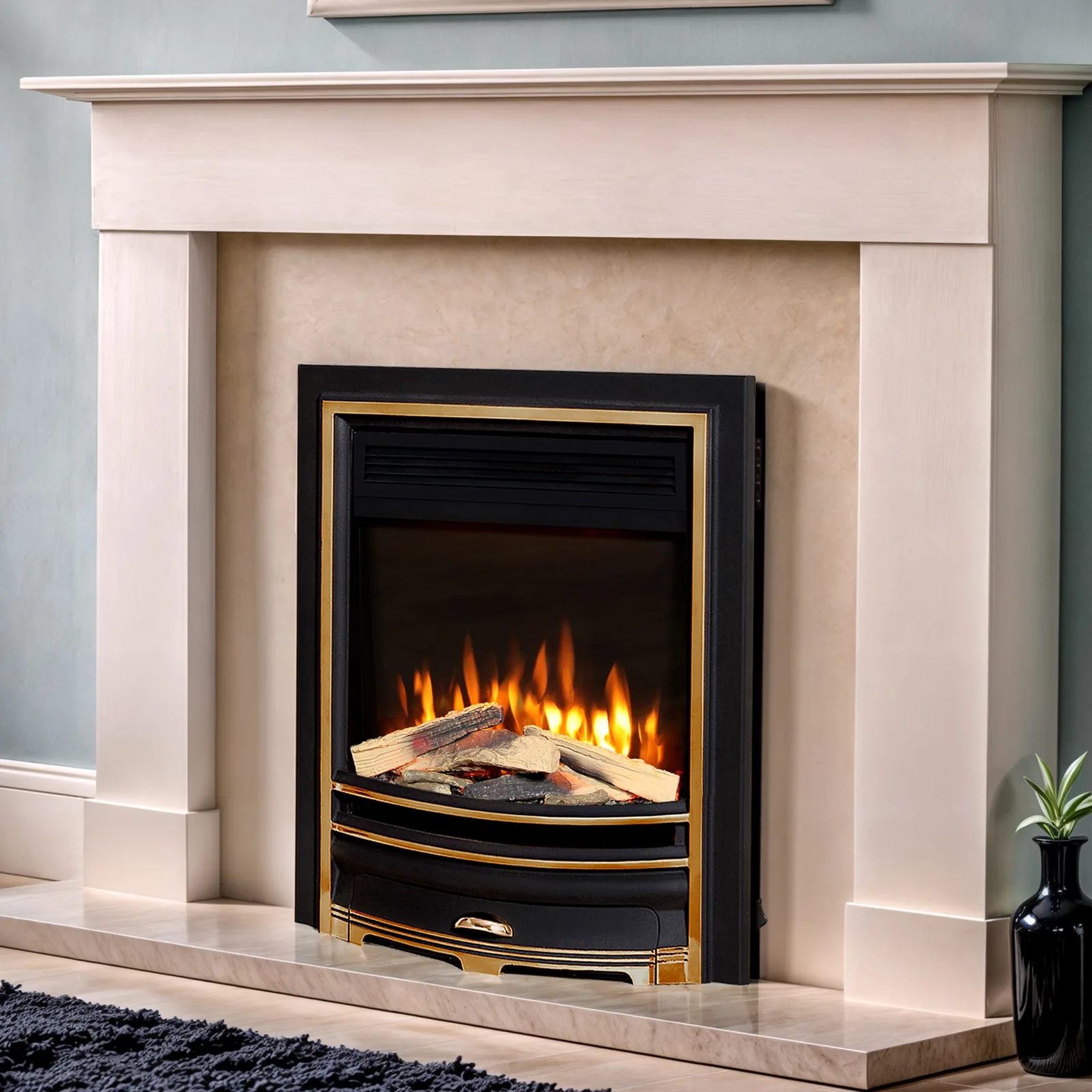 Flavel Proflame Arcadia hearth inset smart electric fire