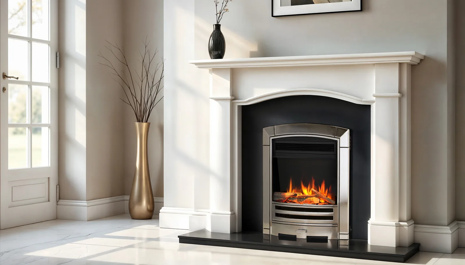 Flavel Proflame SL Decadence Hearth Inset Smart Fire detail view 3