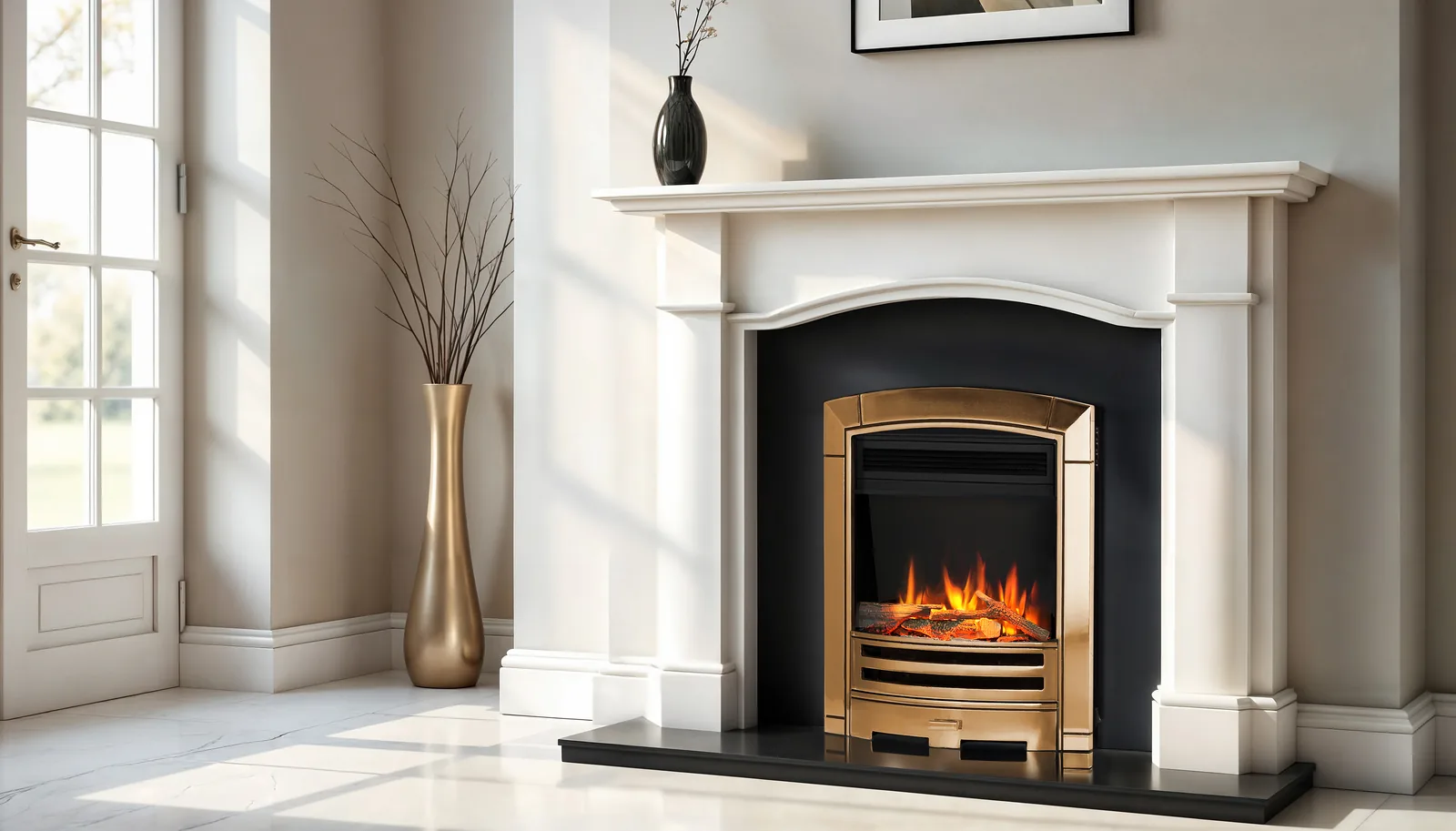 Flavel Proflame SL Decadence Hearth Inset Smart Fire detail view 5
