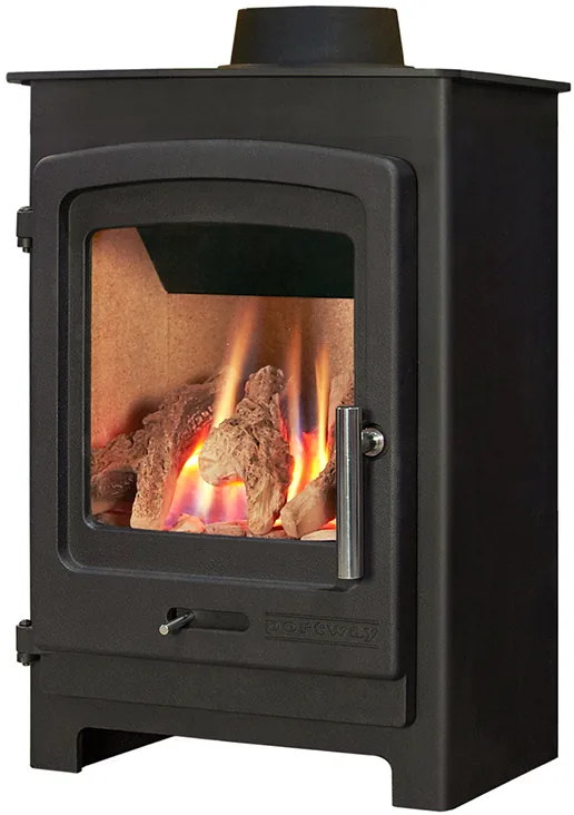 Portway P1 Contemporary Gas Stove detail view 2