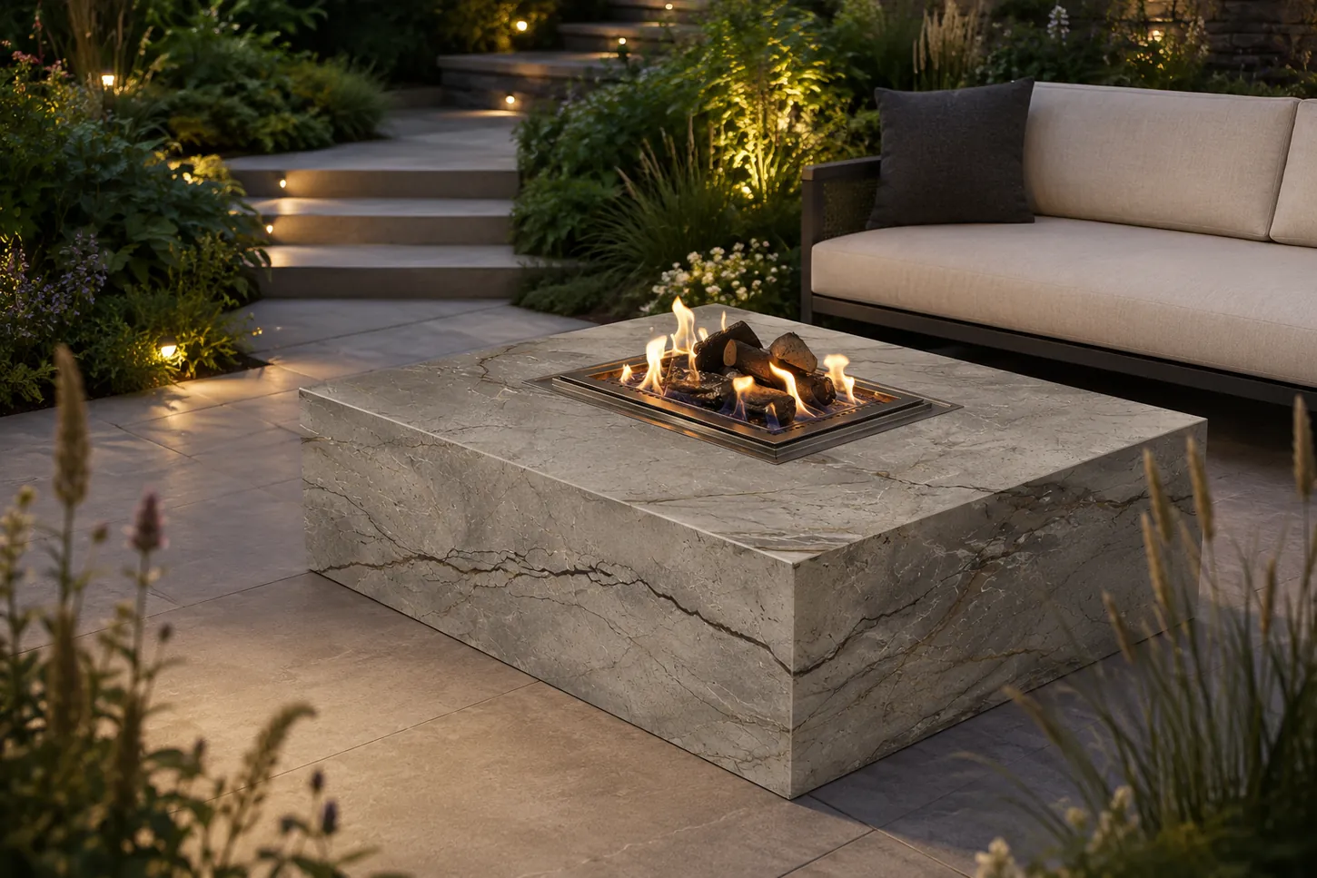 Fire Pits by Sontuoso Stone
