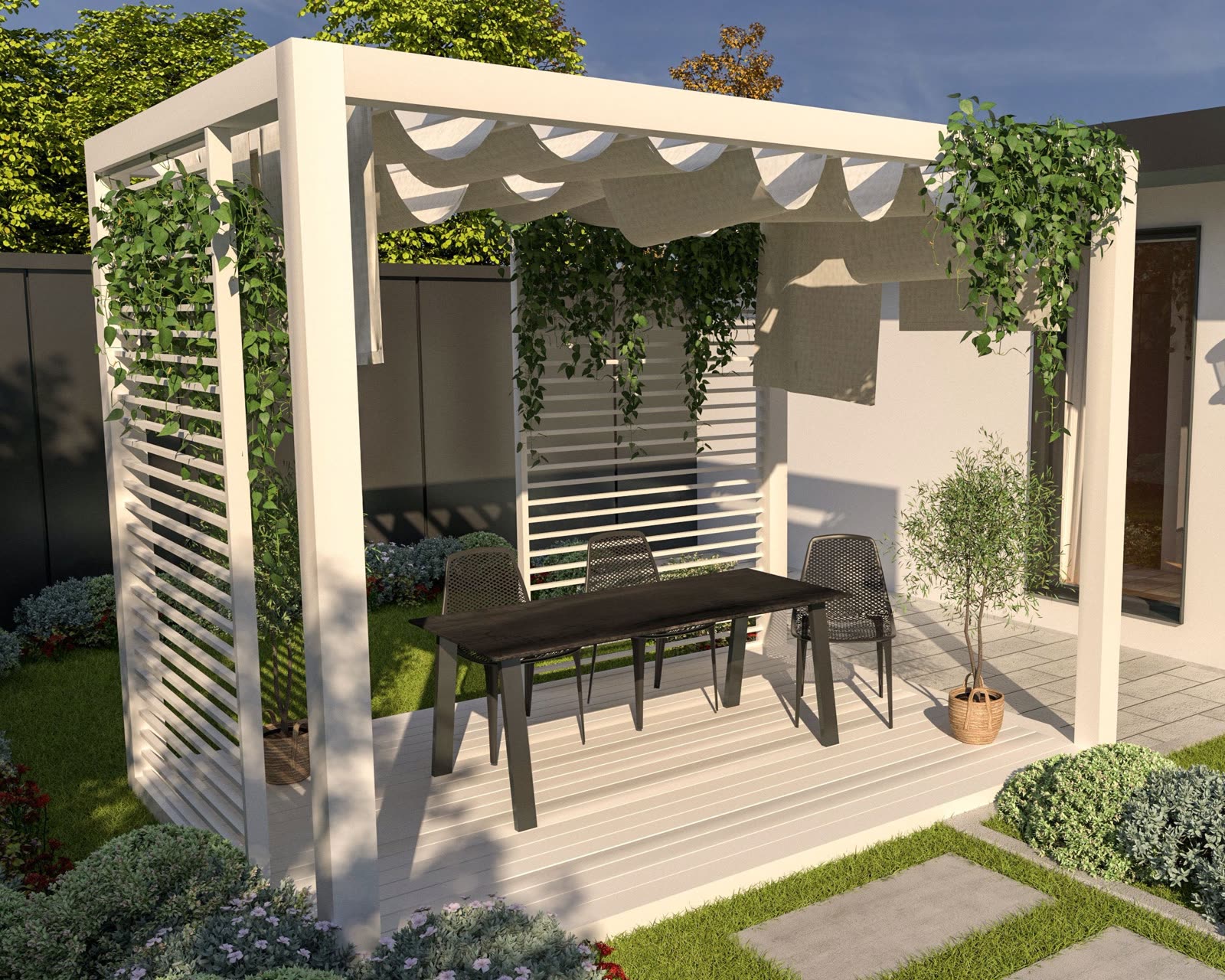 Compton Outdoor Dining Table, view 2