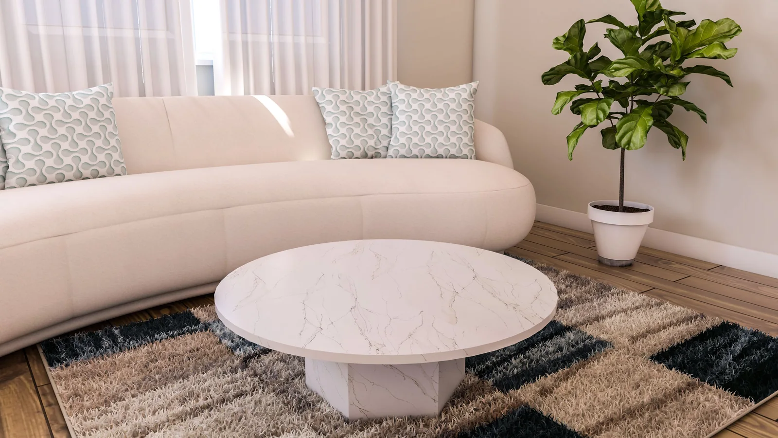 Cortona Coffee Table detail view 2