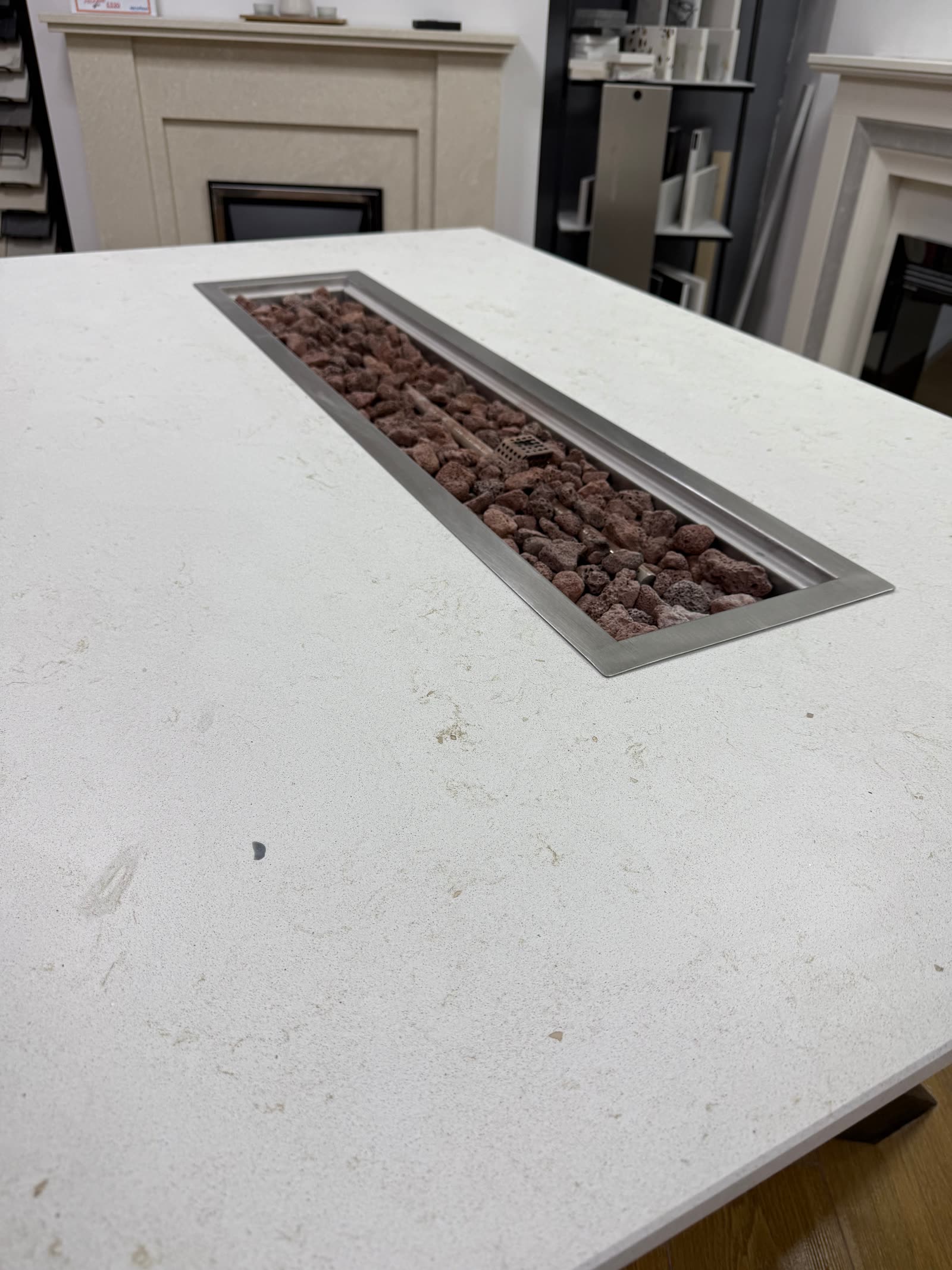 Dining Table with Gas Burner, view 2