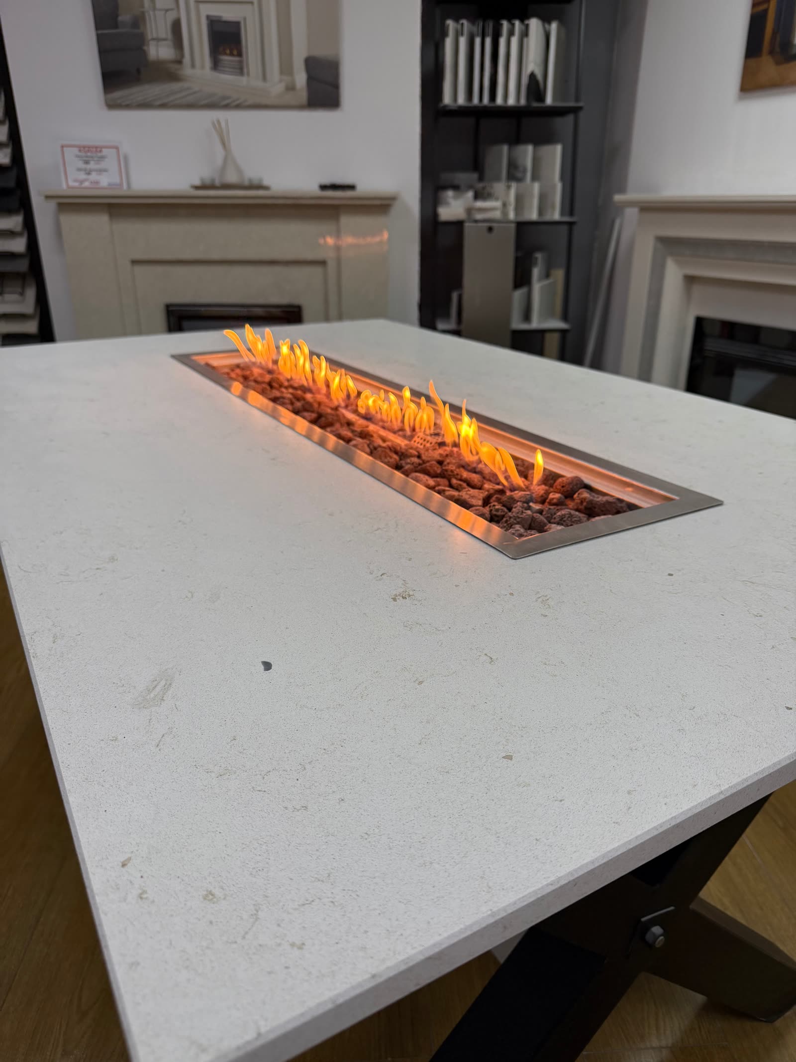 Dining Table with Gas Burner, view 4