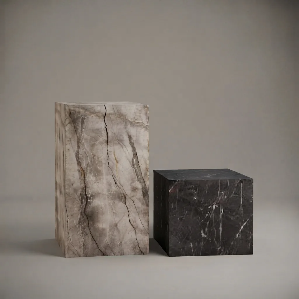 Pedestal and Cube Set detail view 3