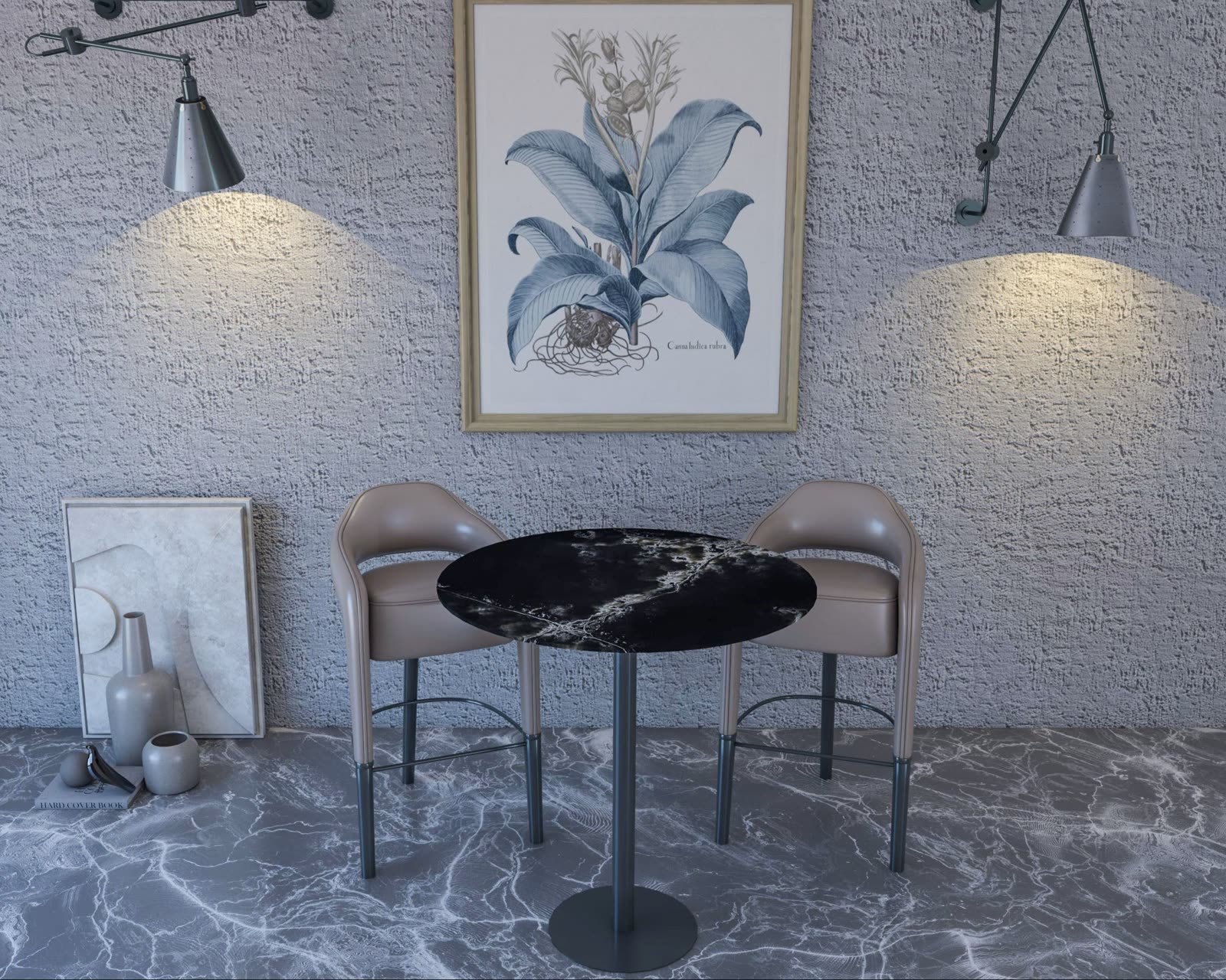 Round Pedestal Dining Table, view 2